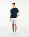 Bermuda con pence tasca america in cotone satin