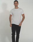 T-shirt jersey cotone organico con stampa narrow fit