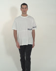 T-shirt jersey cotone organico con stampa oversize fit