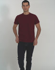 T-shirt jersey di cotone bio washed regular fit