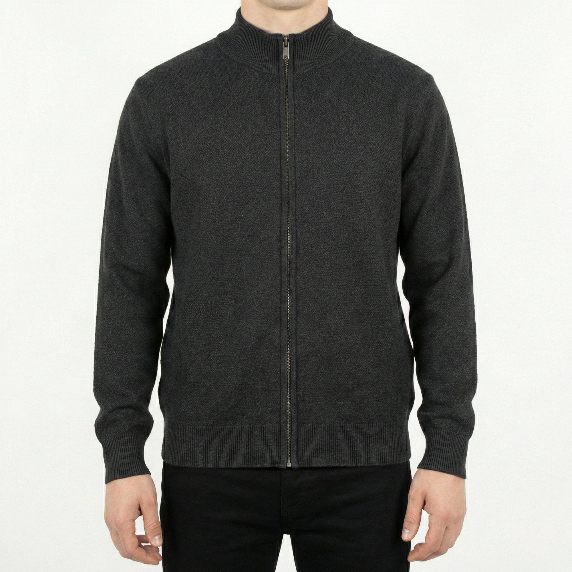 Maglia zip puntoriso