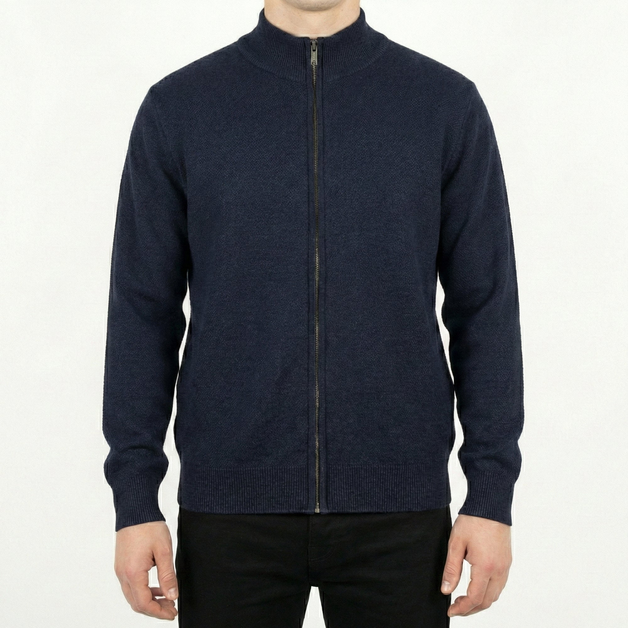Maglia zip puntoriso 