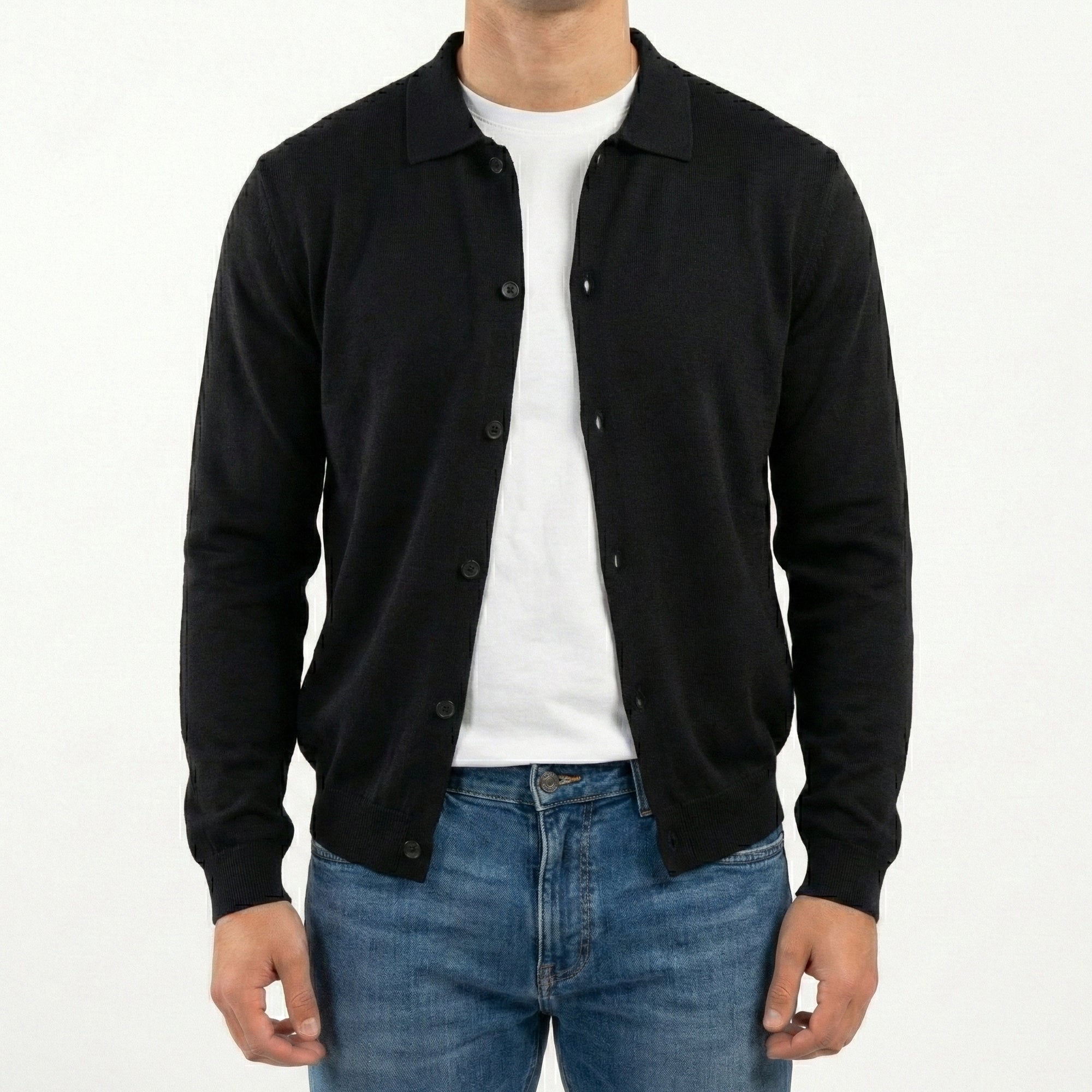 Cardigan polo fin.12