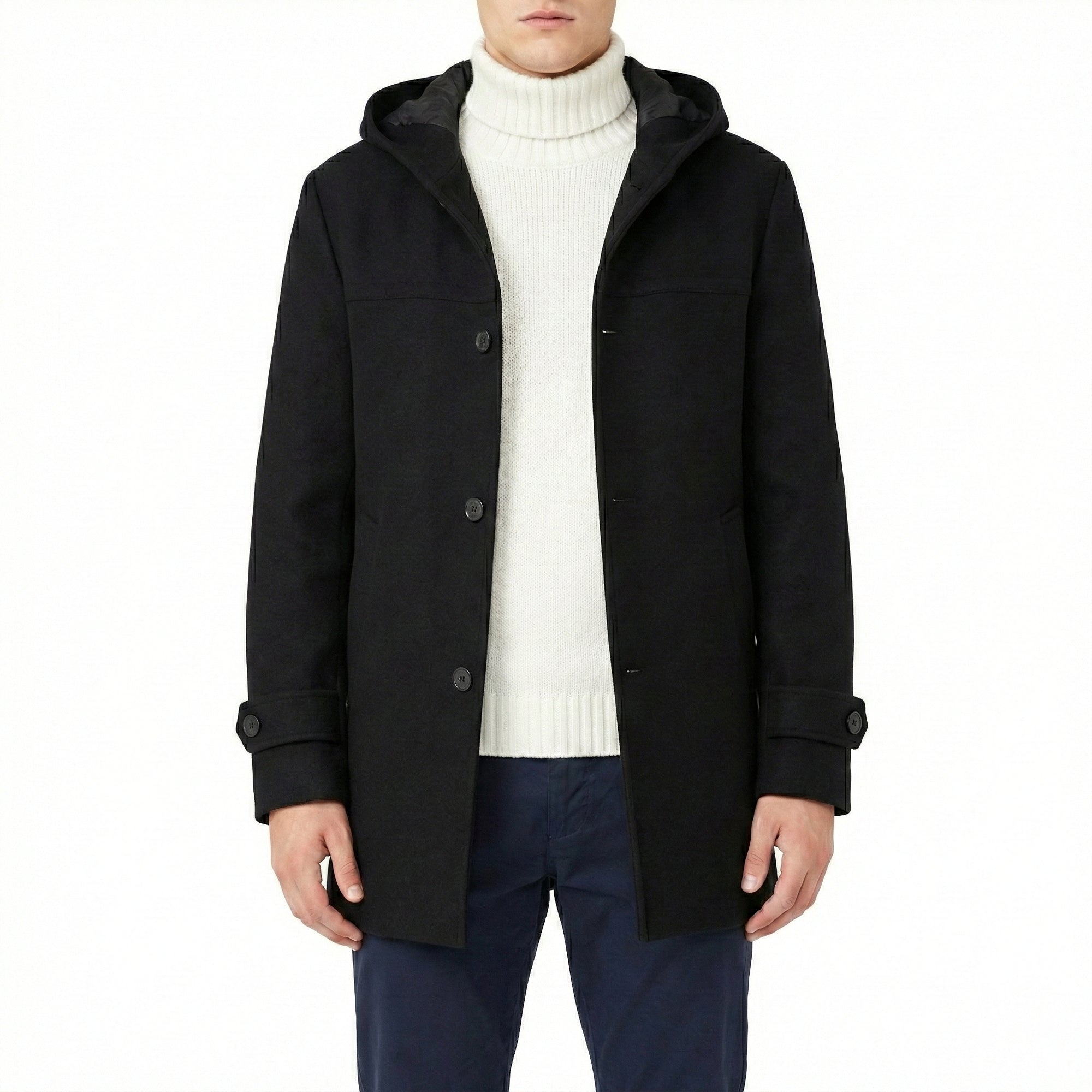 Cappotto con cappuccio