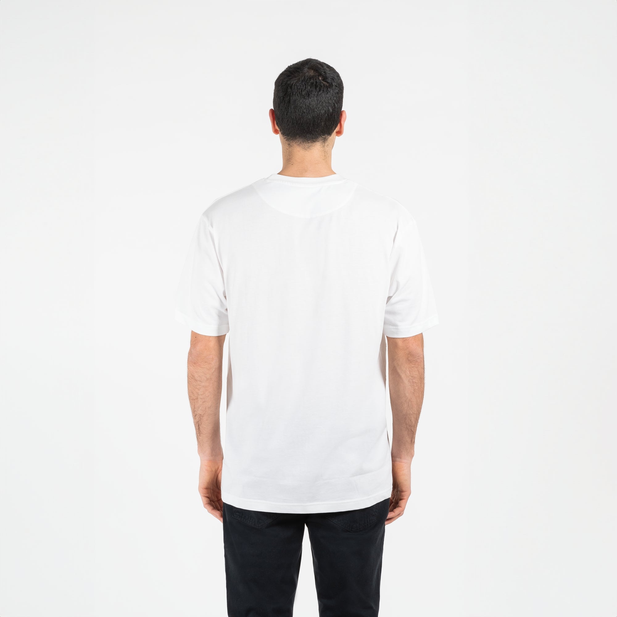 T-shirt jersey cotone organico oversize con stampa