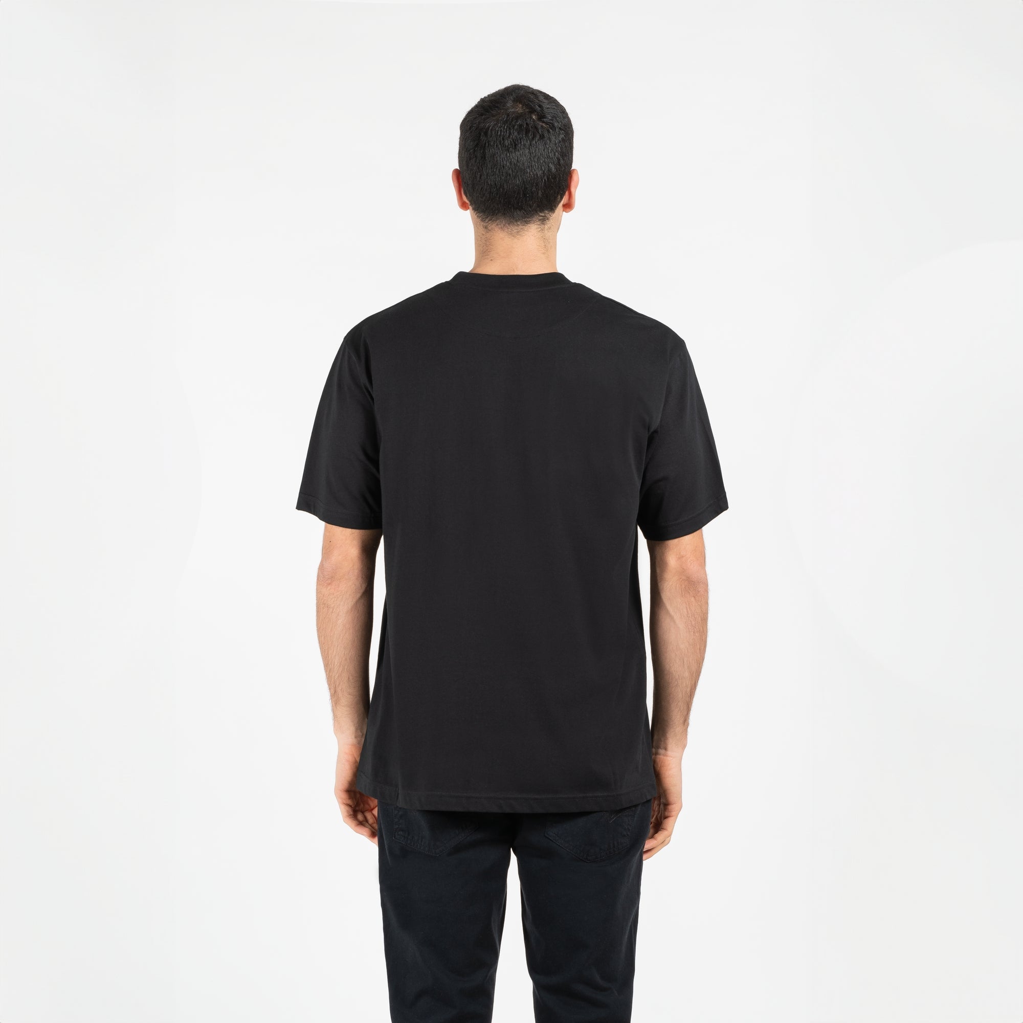 T-shirt jersey cotone organico oversize con stampa