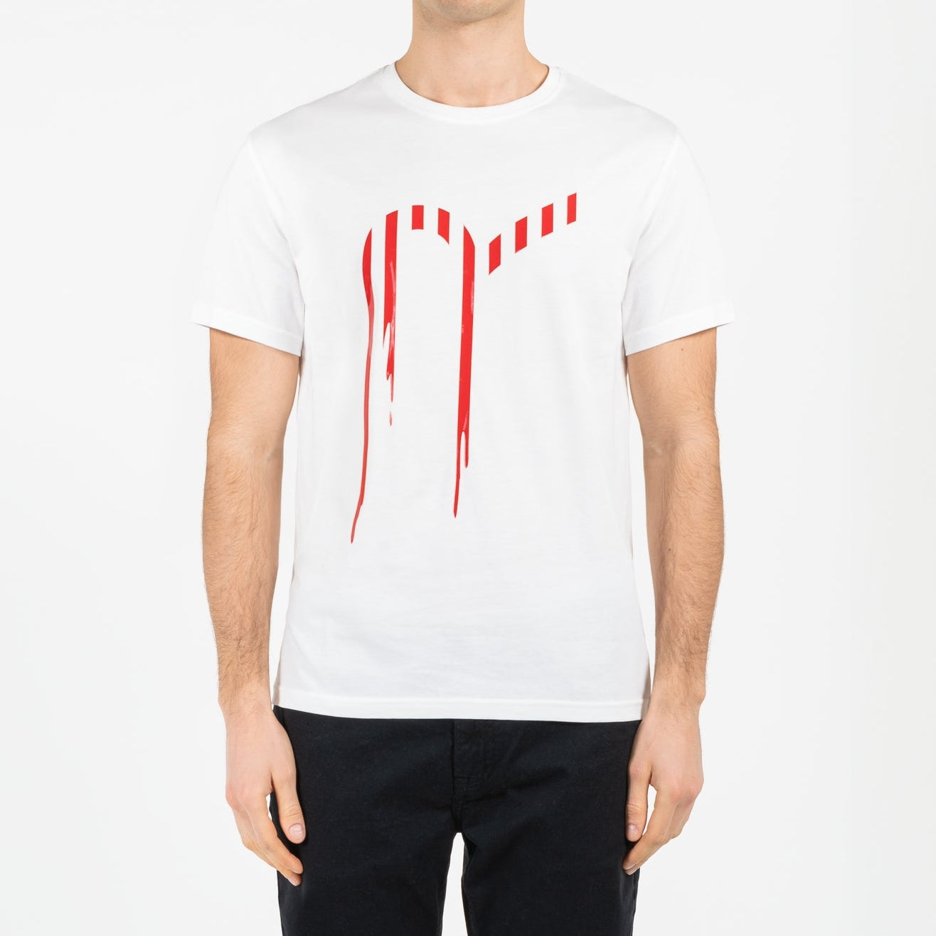 T-shirt jersey cotone organico narrow con stampa