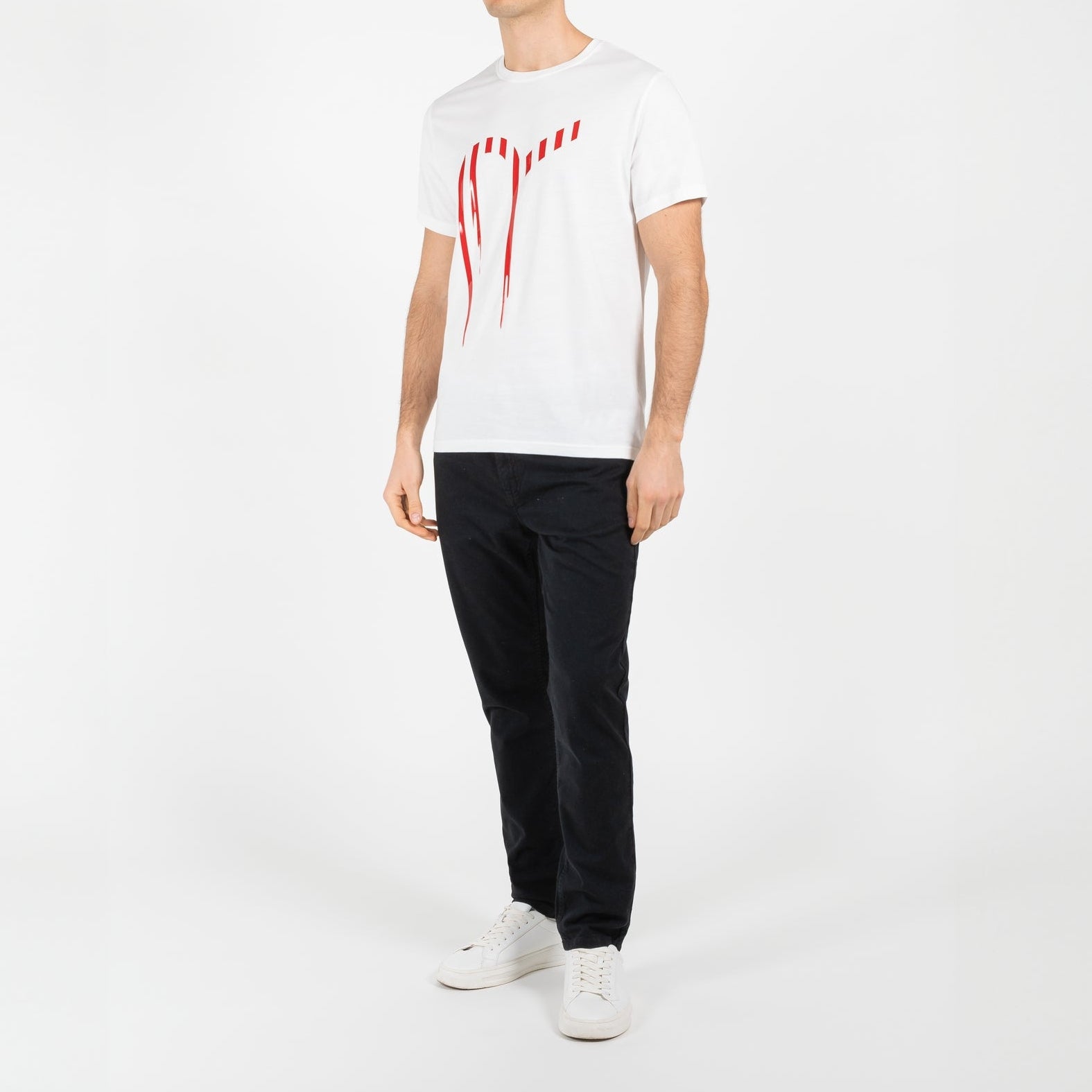 T-shirt jersey cotone organico narrow con stampa