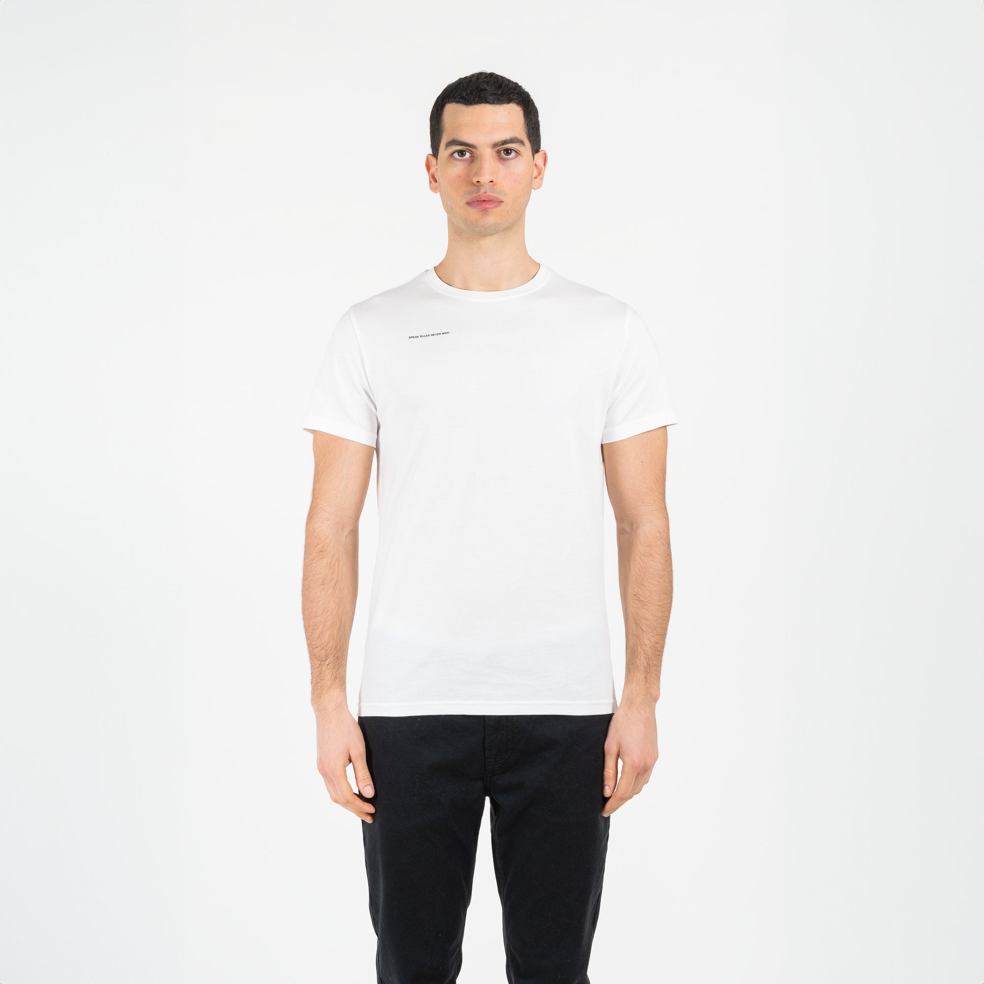 T-shirt jersey cotone organico narrow con stampa davanti