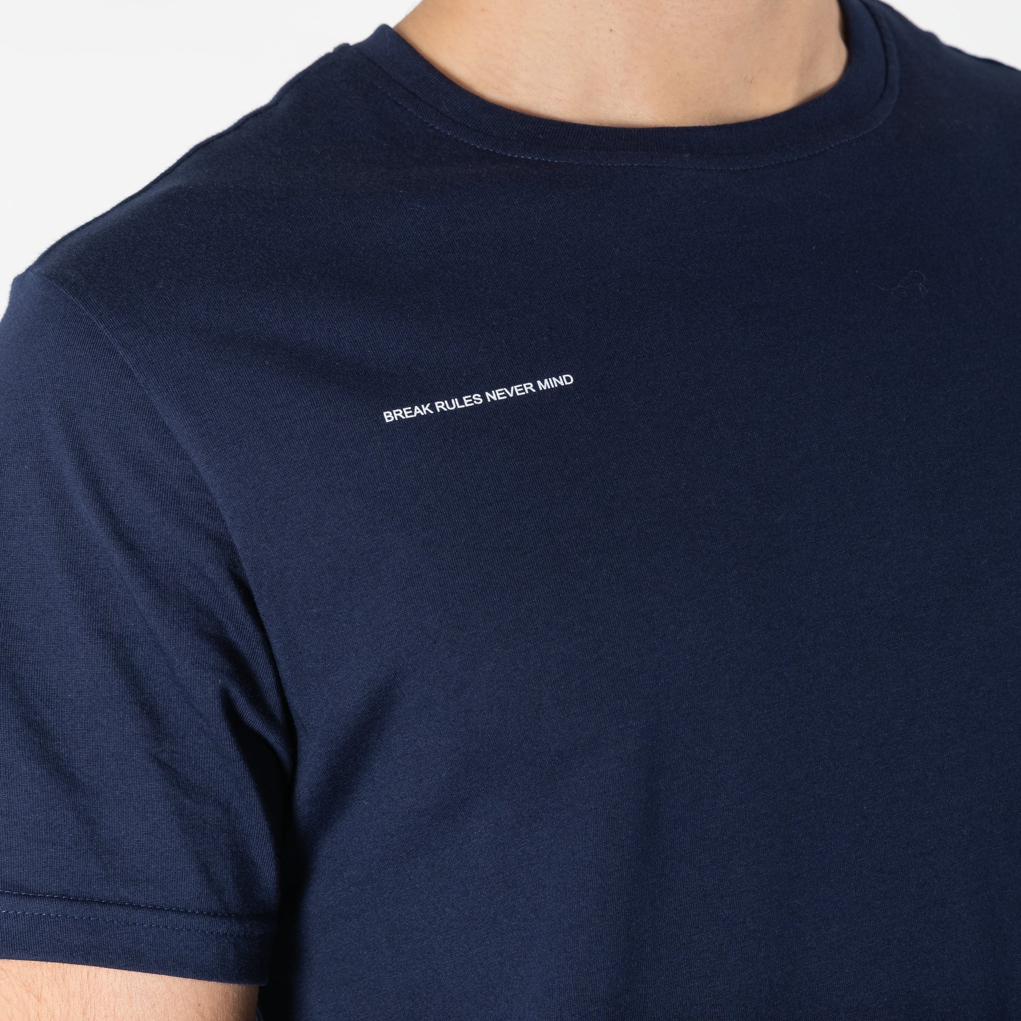 T-shirt jersey cotone organico narrow con stampa davanti